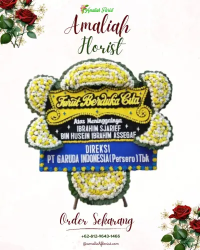 Papan Bunga Duka di Cibeber