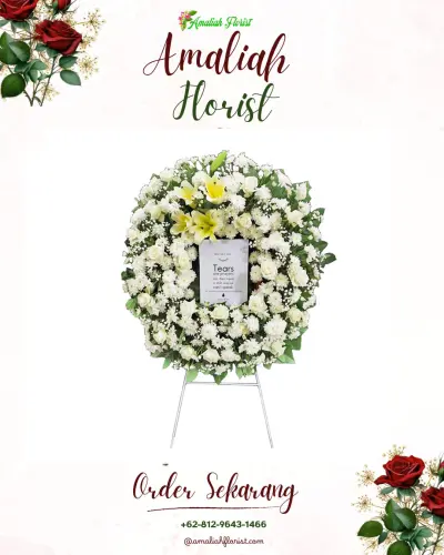Krans Bunga Duka Cita di Cibeber